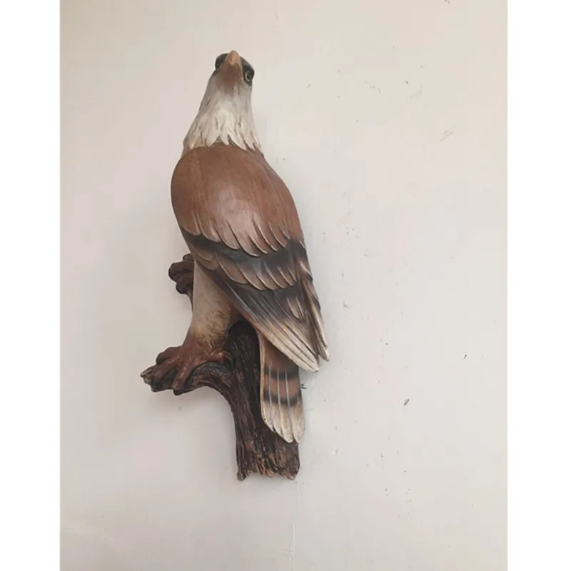 

Creative European Eagle's Head Simulation Animal Wall Decoration Home Study Living Room Bar Wall Hanging Decoration M1857