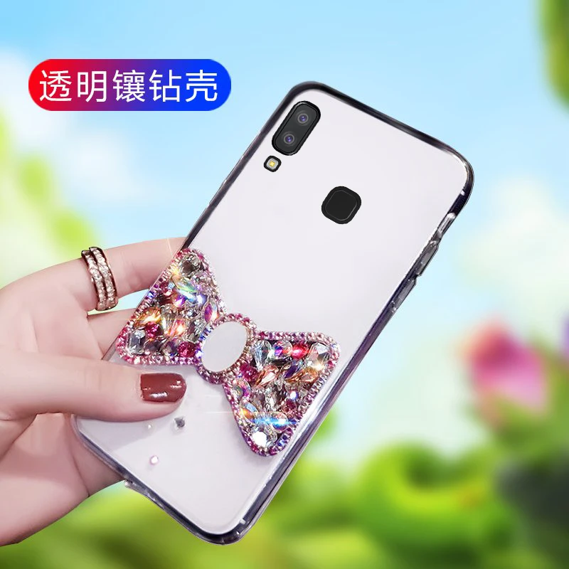 Ультра тонкий прозрачный для samsung A9 star чехол телефона Роскошные заключенная с