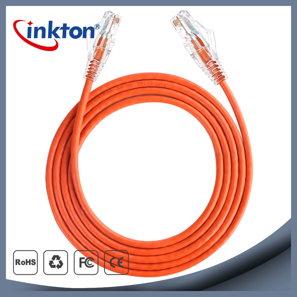 Inkton Rj45 Cat5e UTP патч корд 8 ядер Lan кабель ПВХ Куртка для компьютера роутера ноутбука