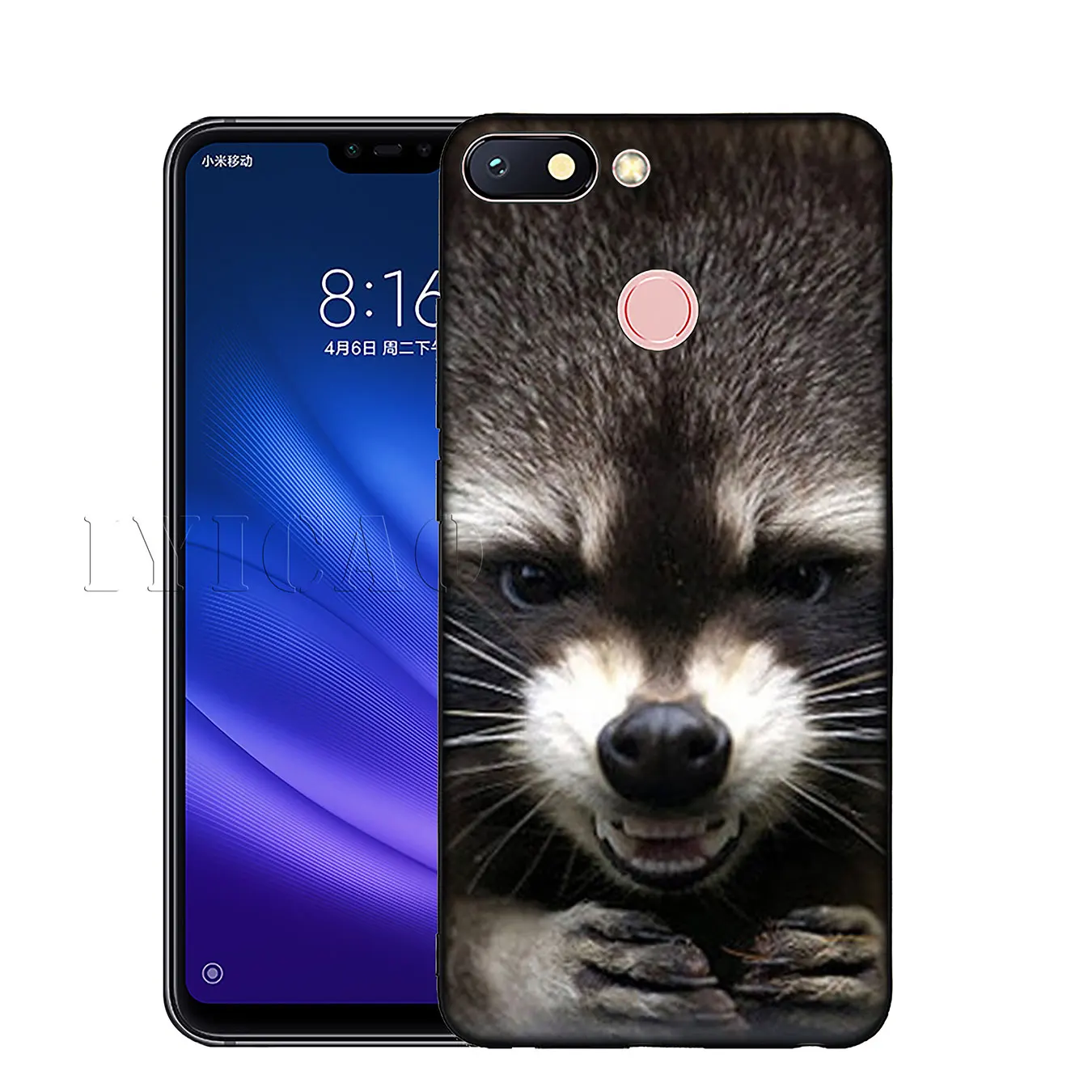 IYICAO Animal Raccoon Fox Soft Silicone Phone Case for Xiaomi Mi 10 9 9T CC9 CC9E 8 SE A3 Pro A1 A2 Lite 6 pocophone f1 mi9 |
