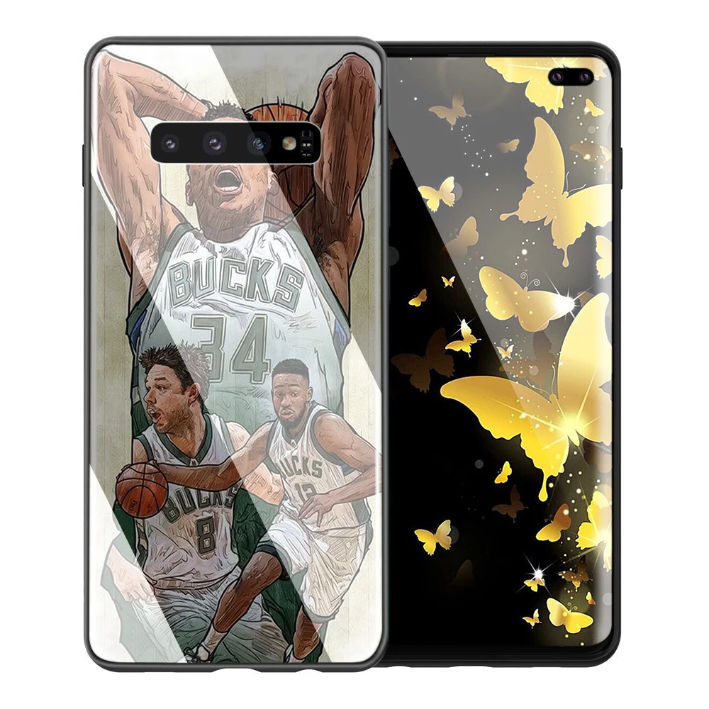 TG2 Lavaza Antetokounmpo ИС «Томас и его Стекло чехол из термопластичного полиуретана для Samsung Note 8 9 S7 S8 S9 S10 A10 A20 A30 A40 A50 A60 A70 Edge Plus - Цвет: TG2