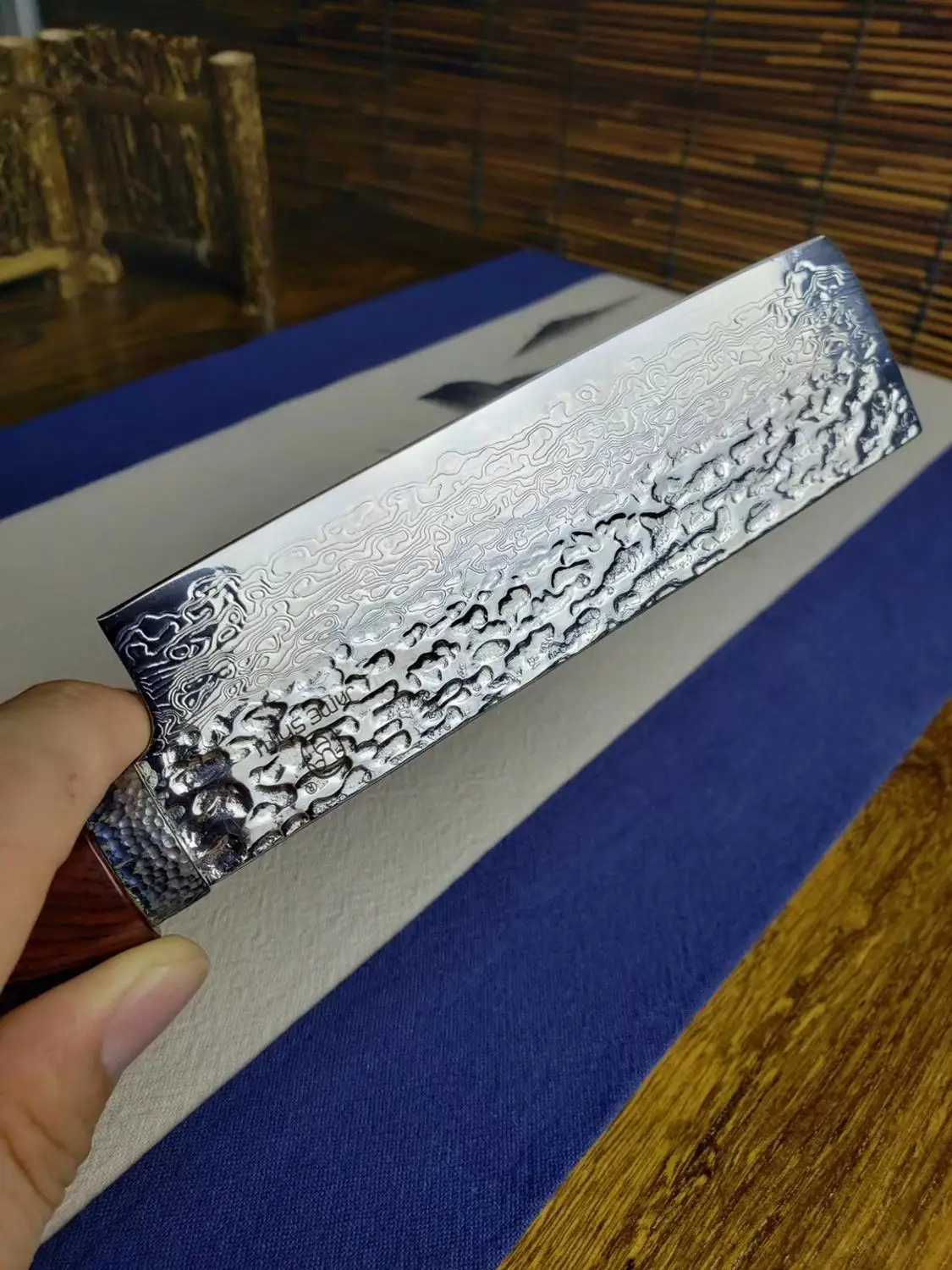 7 дюймов ножей шеф-повара с высоким содержанием углерода VG10 японский 59 слой из дамасской стали Кухня Ножи Нержавеющая сталь нож gyuto палисандр ручки