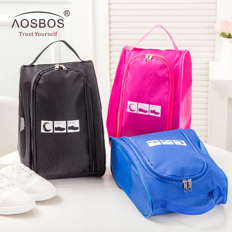 

Aosbos Women Men Oxford Shoes Bag Waterproof Lightweight Gym Sports Bag Travel Training Fitness Bag Shoes Zipper Storage Pouch