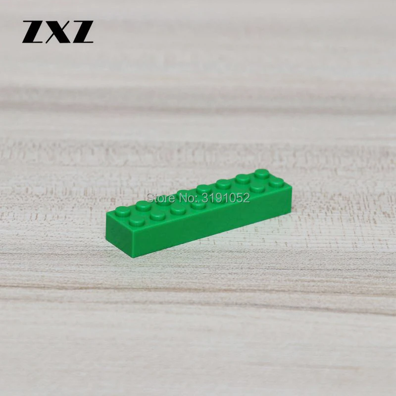 15 цветов в наличии толстый кирпич MOC 2x8 точек строительные блоки сделай сам