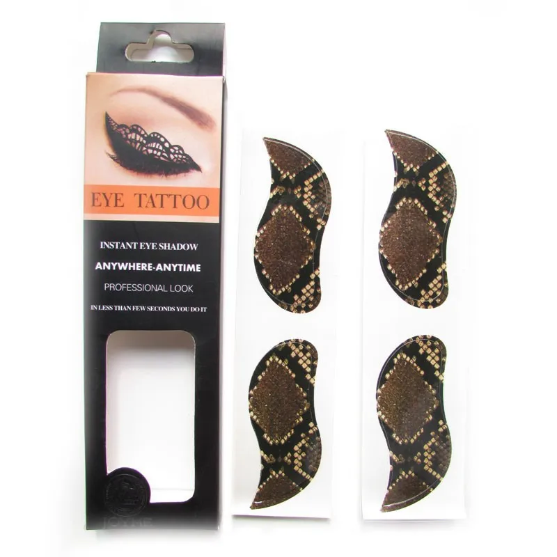 Водостойкие Временная тату наклейки для век переводящие воду дымчатые