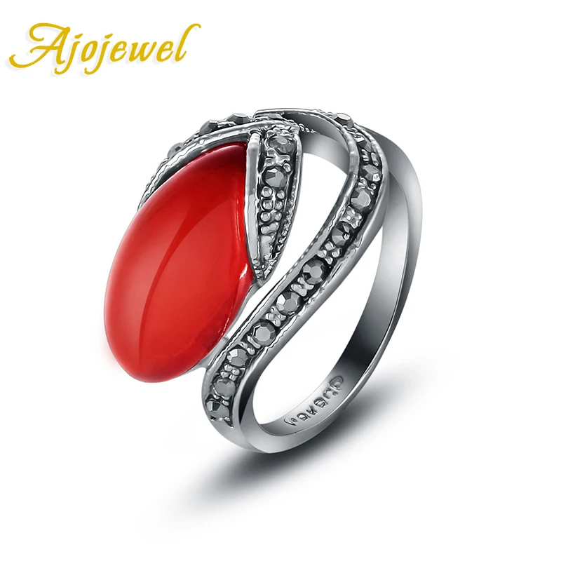 Винтажные женские кольца с камнем в форме Красного/зеленого фрукта|women rings|ring with