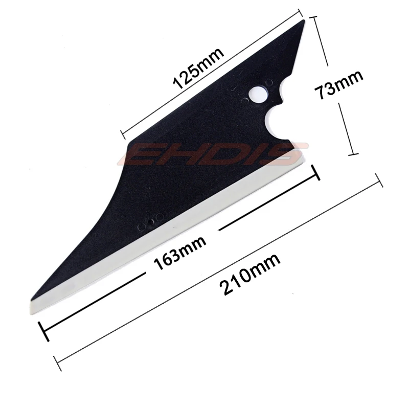 EHDIS 100 шт. ракель для захвата резиновая кромка Снежная лопата 3d углеродное волокно