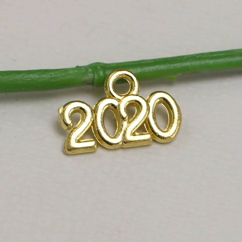 Подвески из тибетского серебра 20 шт. с номером года 2019 2020|Шармы| |
