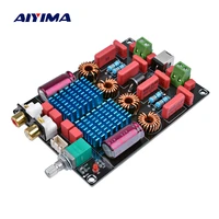 aiyima professional mini amplificador audio amplifiers board tpa3116 2 0 dual chip digital power amplifier 100w for home theater