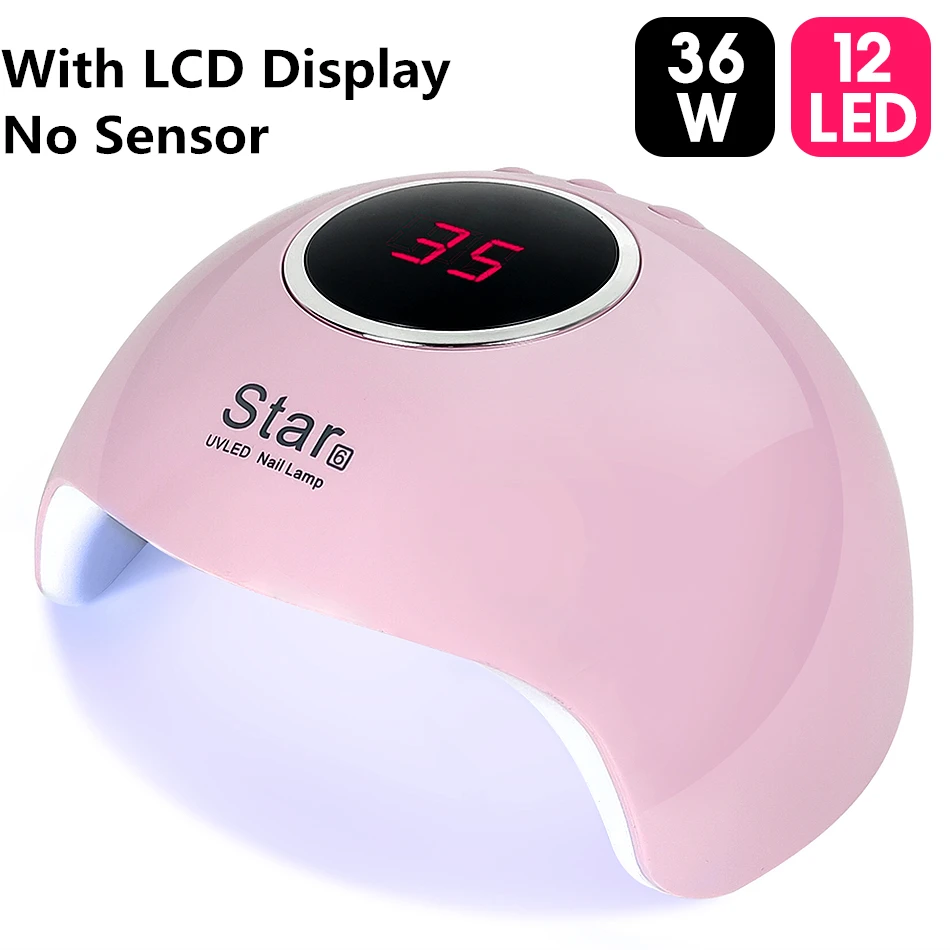 C USB 36w Star5 Star6 36 Вт 72 Вт УФ светодиодный светильник датчик лака для ногтей Сушилка для ногтей отверждение УФ-гель машина лампа для ногтей маникюрные инструменты для ногтей - Цвет: C USB 36w