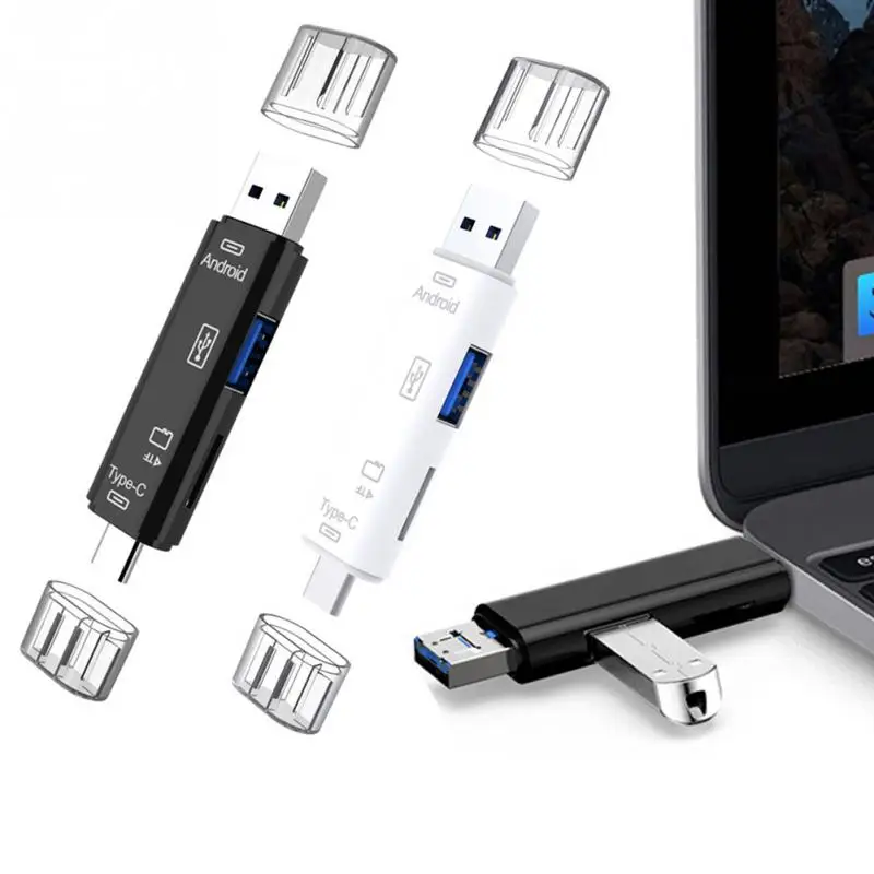 3 в 1 type-c кард-ридер для Android заголовки OTG расширение Micro USB 3,1 кард-ридер