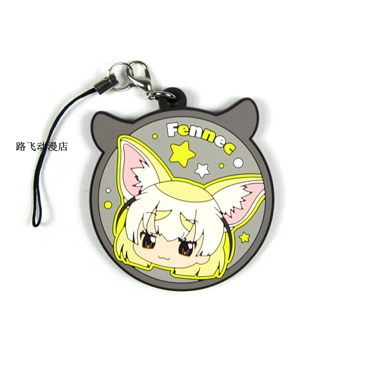 Фигурка героя Kemono Friends Leptailurus Serval обыкновенная резиновая аниме модель брелок с