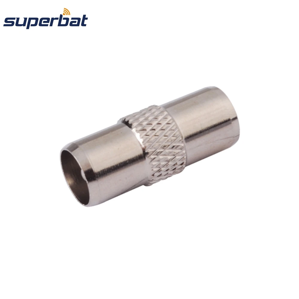 Superbat TV Adapter PAL Plug to TV Male Straight RF Coaxial Connector