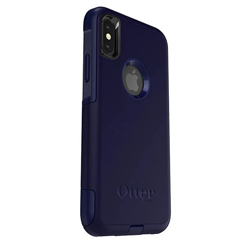 Для iphone X Case серия-паяный пластинчатый теплообменник разочарования,, розничная, упаковка 2-слойная защита противоударный чехол для Apple, iphone XS Защитная крышка с логотипом - Цвет: MARITIME BLUE