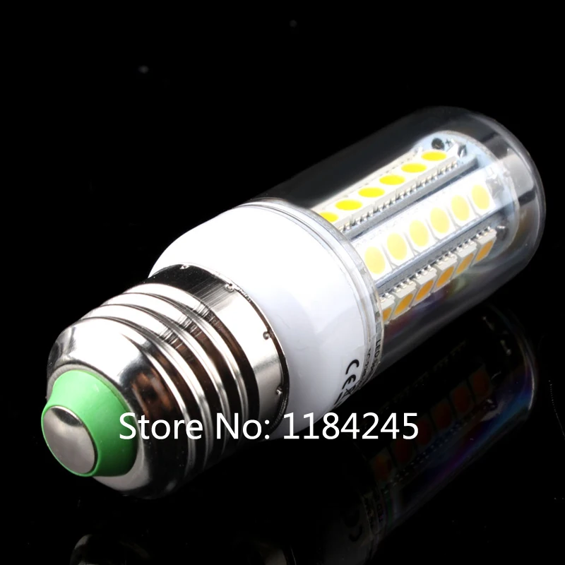 Цоколь E27 48 LED 5050 SMD 9 Вт лампочка 220 В Теплый чистый белый свет Бесплатная доставка 4
