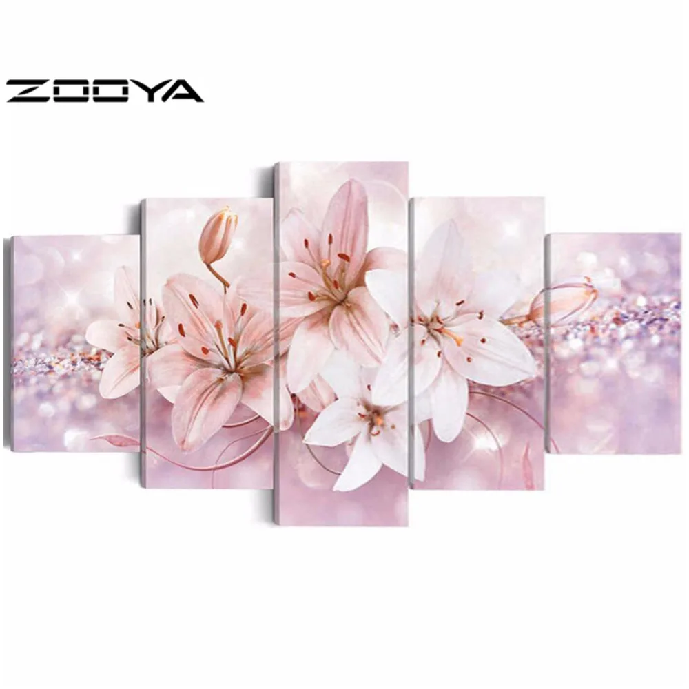 ZOOYA 3d Рукоделие алмазная живопись красивый пейзаж цветы вышивка все сверла