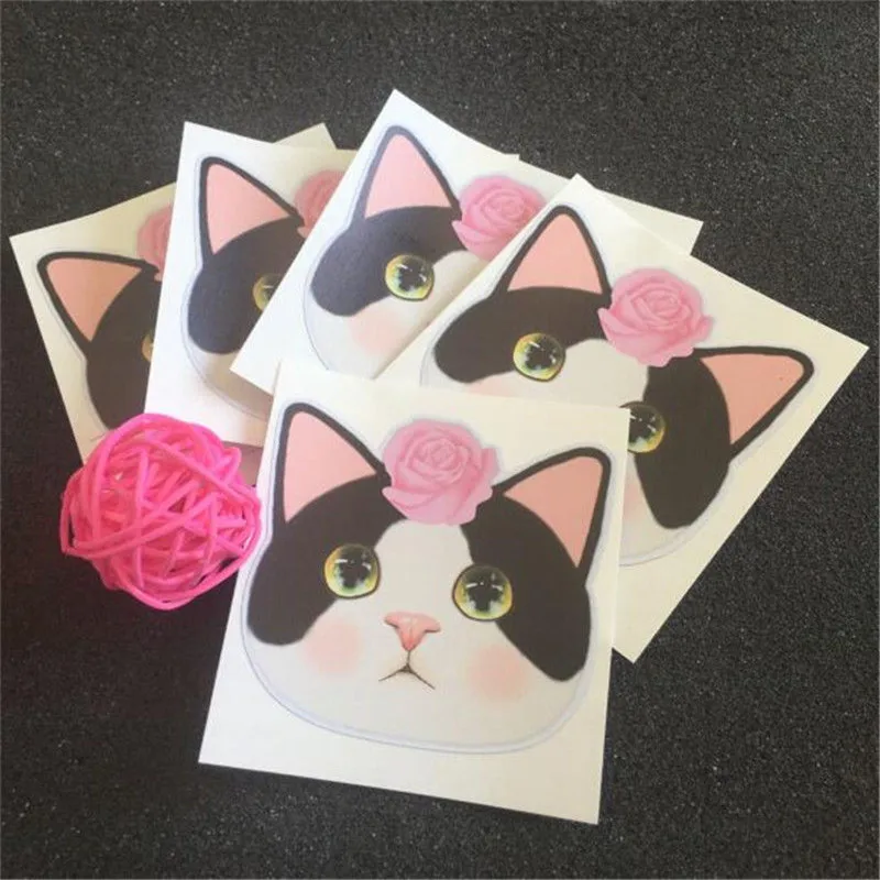 EatingBiting (R) X1 Лаки кошка котенок DIY Графика наклейки Наклейки для декора Тетрадь