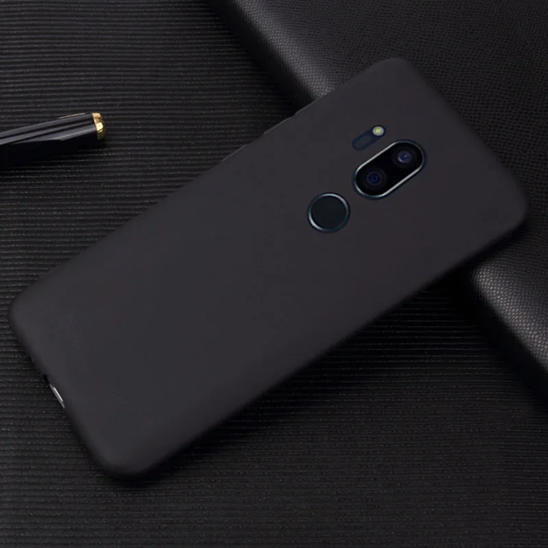 Black TPU Цвет матовый конфетный, TPU чехол для LG G8 G7 G6 G5 G4 стилус G3mini Stylo 4 V10 V20 V30 V40 ультра тонкий прозрачный мягкий чехол - Цвет: Black TPU