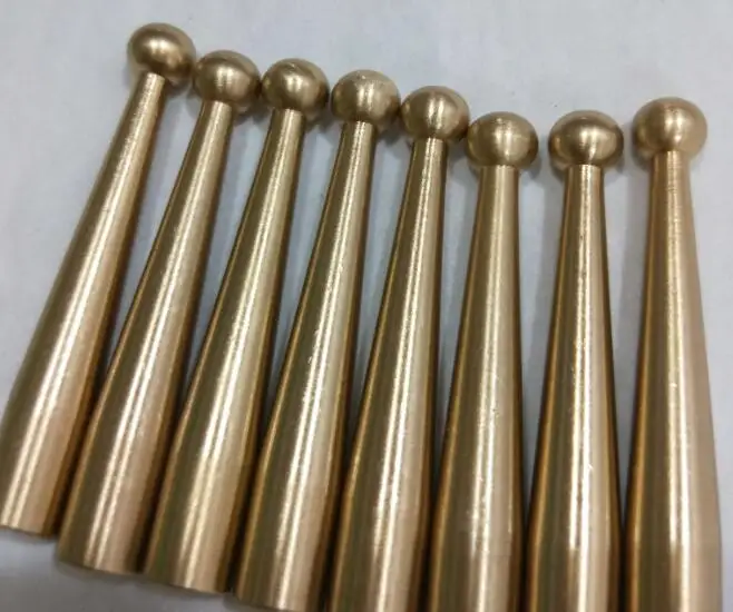 

Solid Brass hook wall hanging single brass coat hook key hanging door pull wire 6pcs