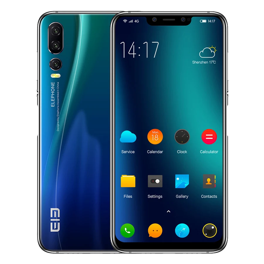 Elephone A5 6 18 &quot18 7: 9 Android 8 1 P60 MT6771 Четырехъядерный 4 ГБ ОЗУ 64 Гб ПЗУ 12 Мп + 20 МП