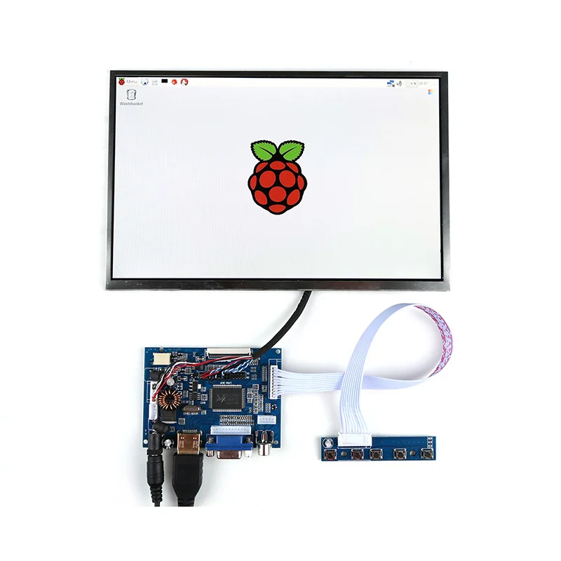 ЖК дисплей 52Pi 10 1 дюйма IPS 1280*800 монитор HDMI TFT экран плата драйвера + VGA 2AV для Raspberry Pi /