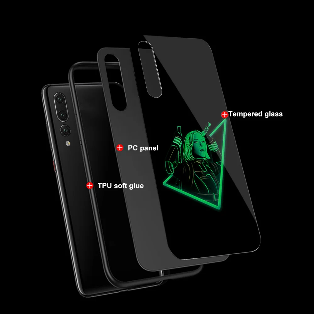 Ciciber Marvel Deadpool для Huawei P30 P20 Lite Pro Mate 20 Nova 3e 4e чехлы из закаленного стекла задняя