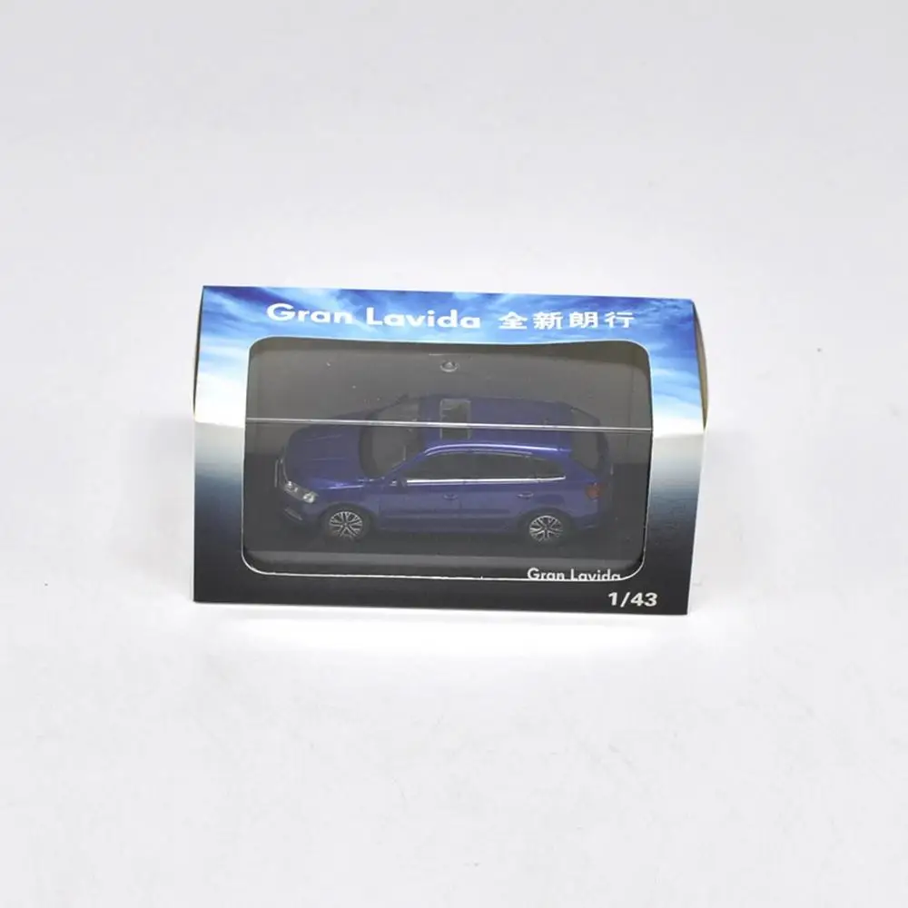1/43 VW Volkswagen Gran Lavida 2016 Синяя Игрушечная модель автомобиля под давлением|Наземный