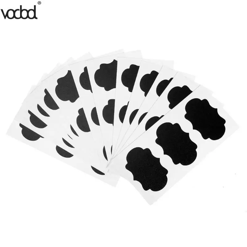 36 шт./лот ПВХ доска черные наклейки на стену этикетки банки кухонная банка