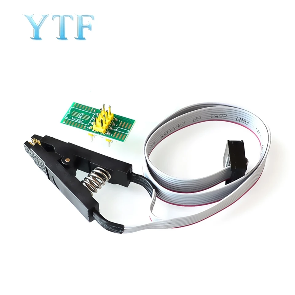 CH341 24 25 серия EEPROM Flash BIOS USB программатор модуль + SOIC8 SOP8 тестовый зажим для 93CXX / 25CXX