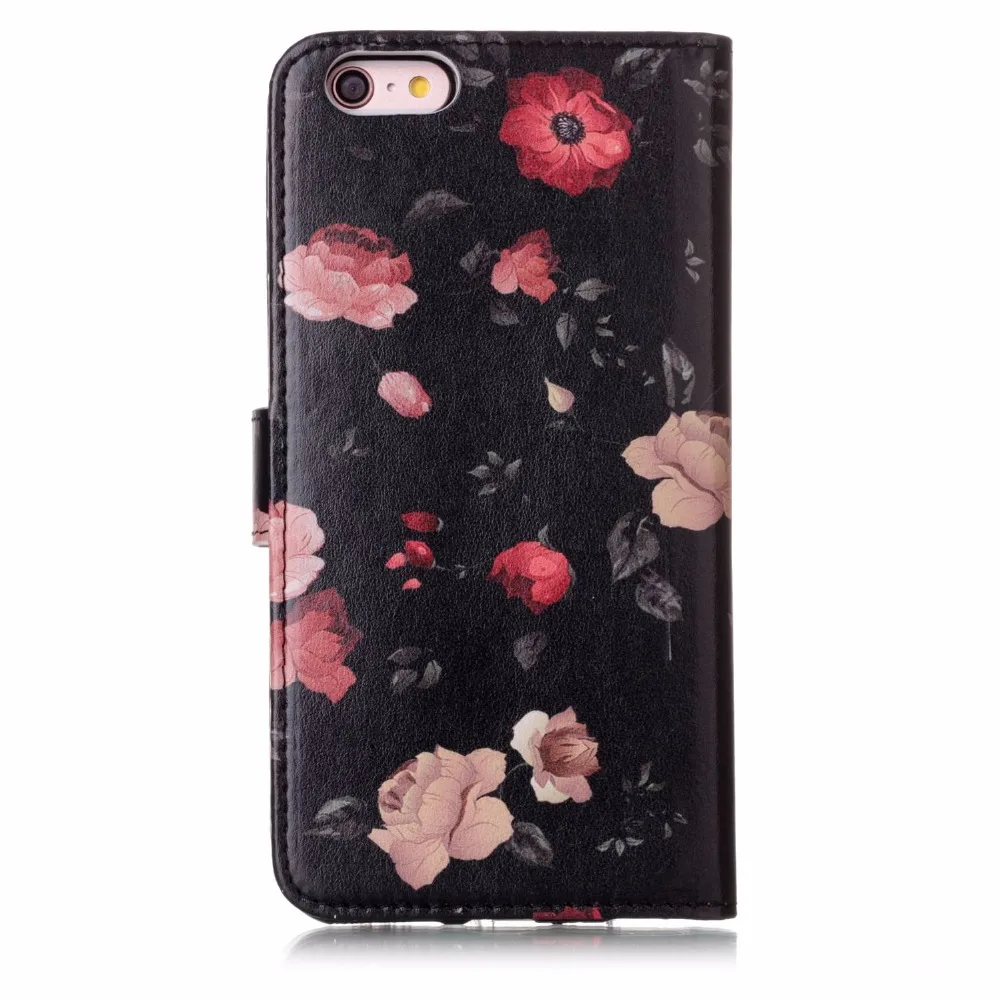 Роскошный кожаный чехол с откидной крышкой и подставкой для iPhone X 8 6 6S 7 7Plus |