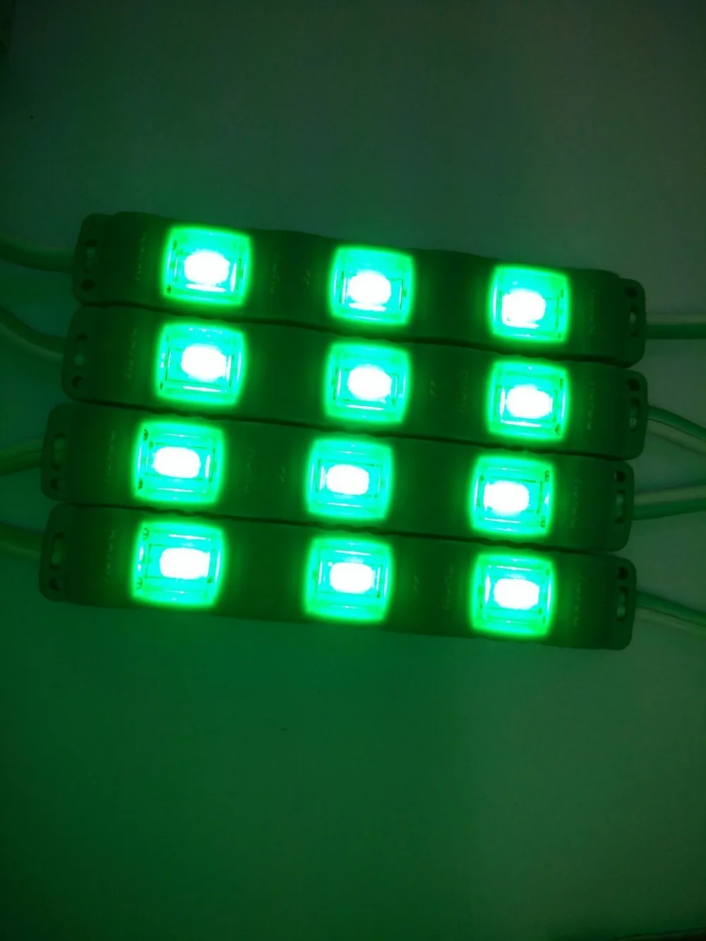 100 шт./лот DC12V 5630 SMD 3 светодиодных модуля впрыска водонепроницаемый декоративный