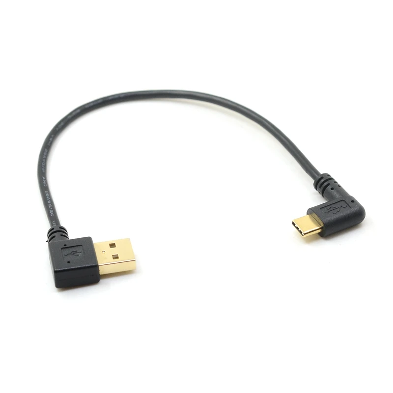 Кабель для зарядки и синхронизации данных с углом наклона до USB 2 0 типа C 20
