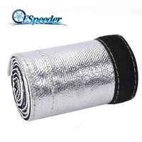 espeeder universal 6 feet metallic heat shield thermal 0 75 sleeve insulated wire hose cover shroud free shipping