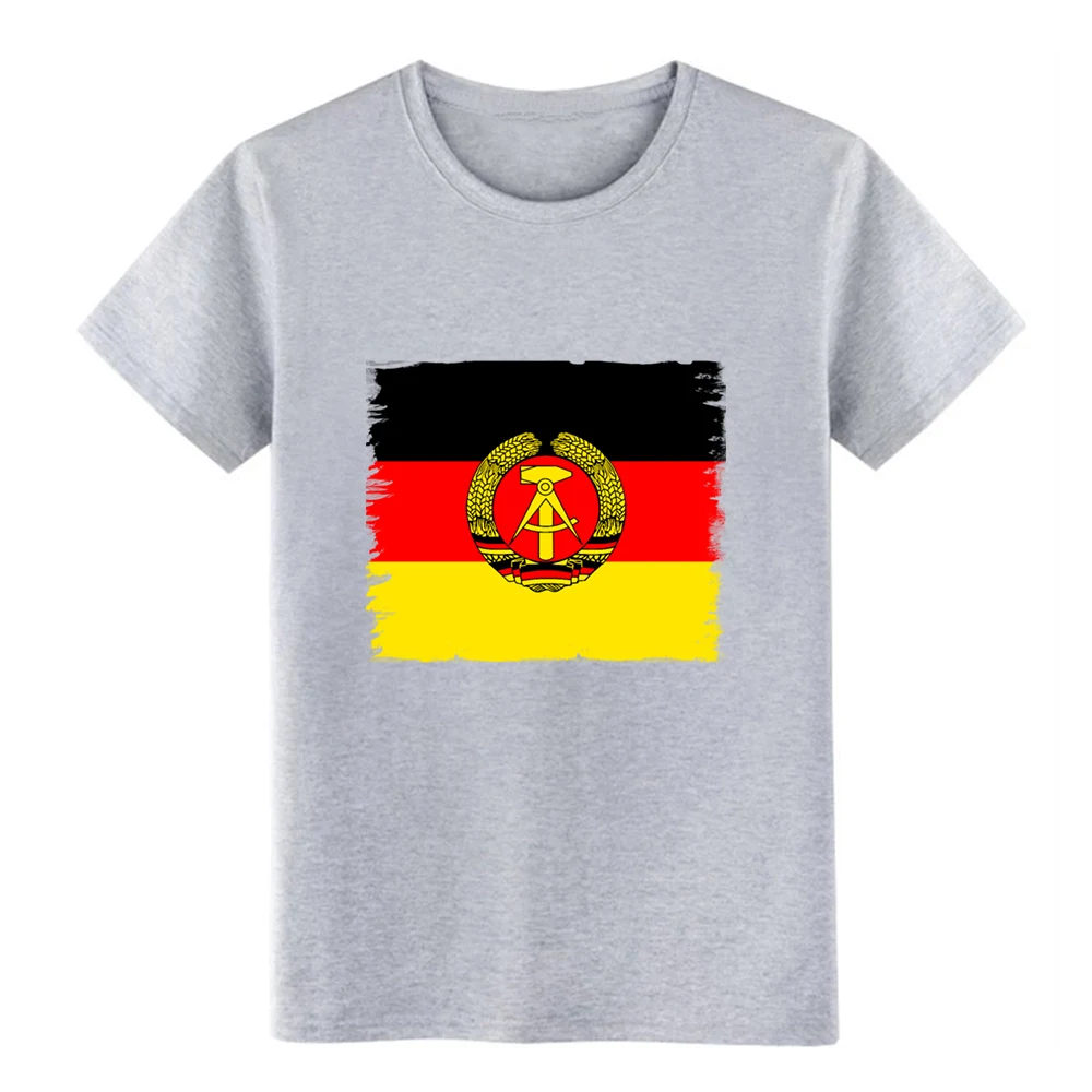 Ddr Германия Восточная ГДР Флаг Ретро стены эмблема футболка дизайн 100% хлопок