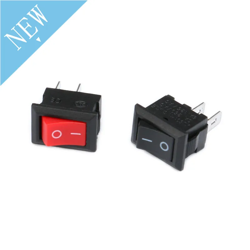 5 шт. кнопочный переключатель 10 мм x 15 SPST 2pin 3pin 3A/6A 125V/250V KCD11 защелкивающийся