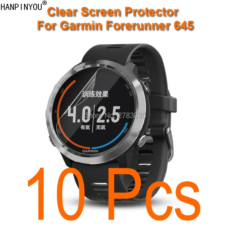 10 шт./лот для спортивных смарт-часов Garmin Forerunner 645 прозрачная глянцевая Защитная