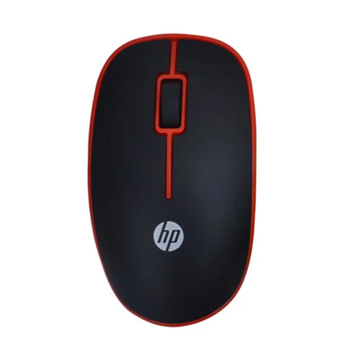 Красный Hp S1500 немой беспроводная мышь офисные портативных ПК портативный универсальный беспроводной мыши - Цвет: Красный