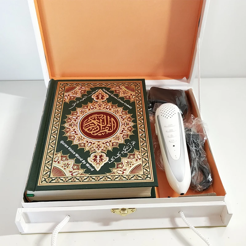 Quran ручка с Kuran книга для мусульманских 8 г французский английский урду Испанский Русский Uzbe исламский цифровой Qu'an Обучающий набор