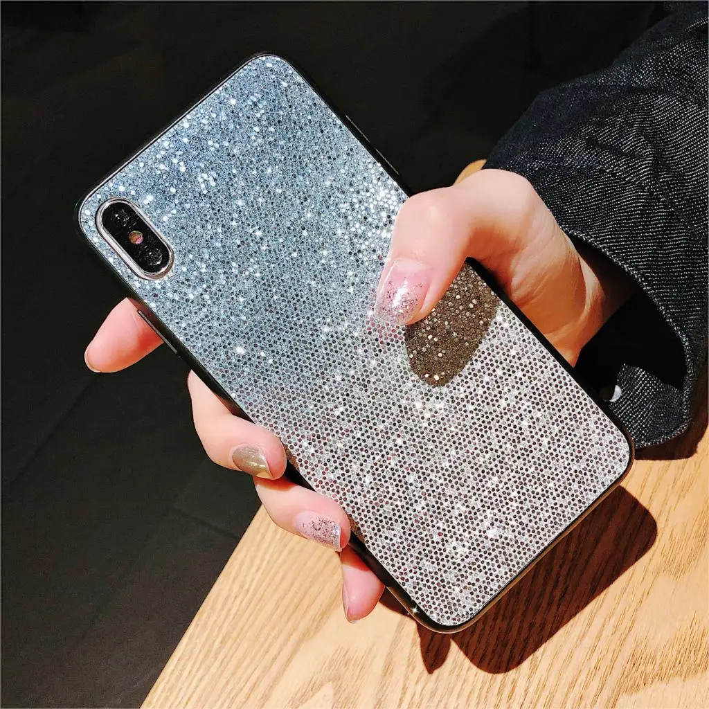 Грандиозный планер чехлы для Oppo F9 Pro A7X F5 A73 A75 A75s F3 A83 A79 A77 A71 A59 F1S A7 A5 Bling Мягкие