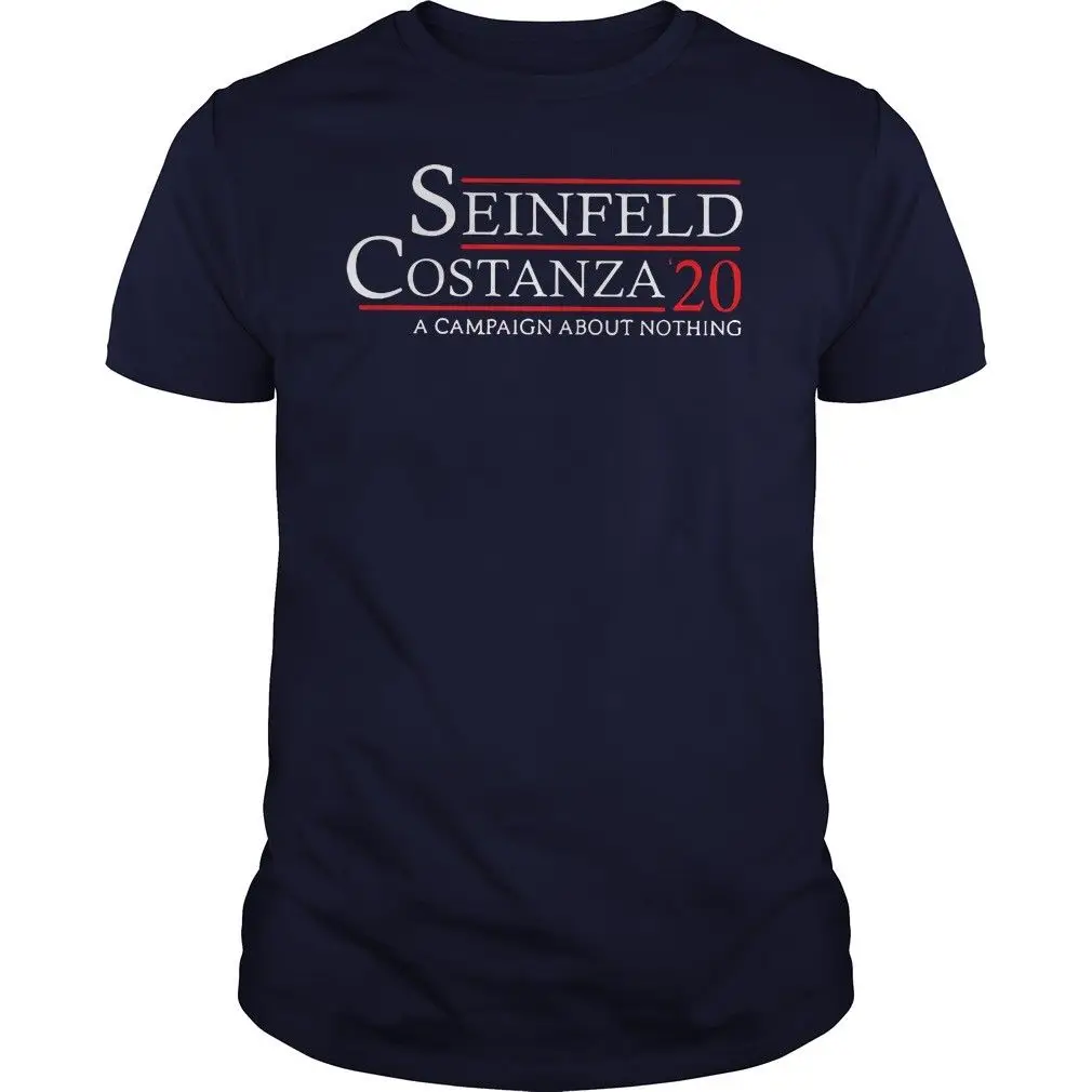 Мужская хлопковая футболка Seinfeld Costanza 20 A Campaign About Nothing Повседневная унисекс модная
