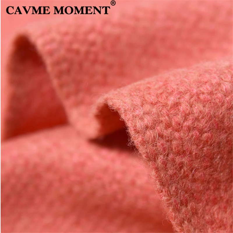 CAVME шерстяной шарф для женщин, женские длинные шарфы, сплошной цвет, оранжевый, серебристый, теплый, 70% шерсть, 30%, специальная пряжа, 35*224 см, 258 г, 192 г