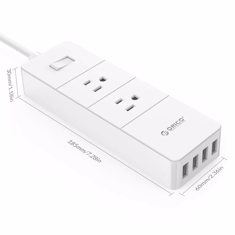 USB лента ORICO для путешествий с Умной зарядкой IC вашего телефона и других usb