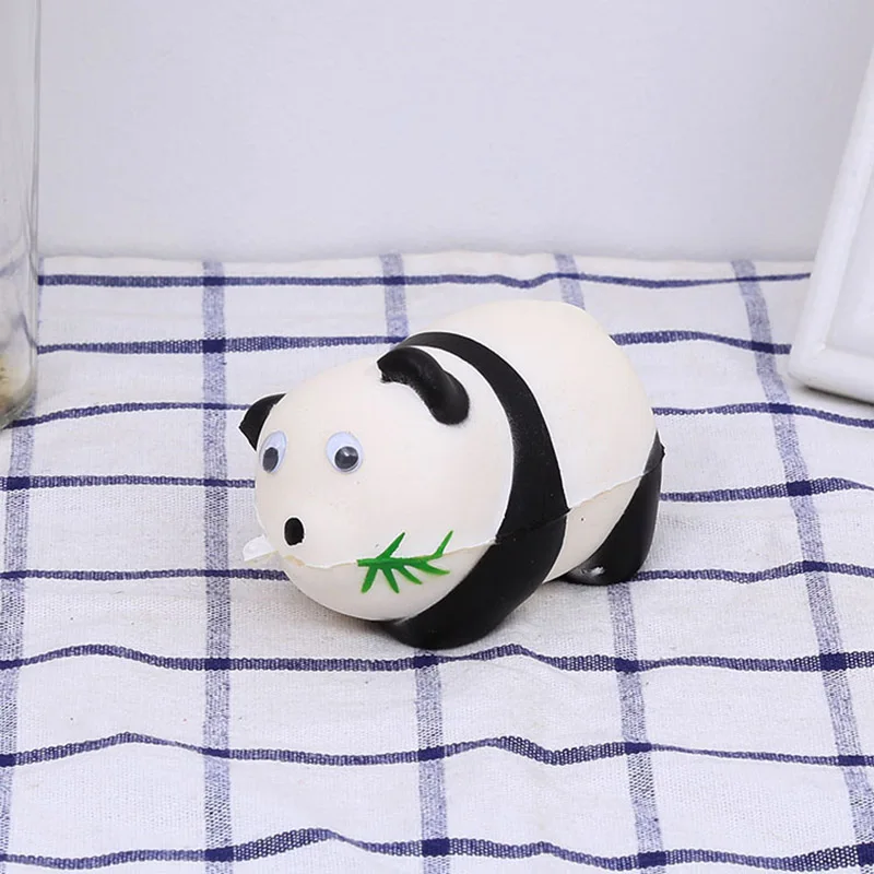 

2018 New Jumbo Cute Panda Bear Squishy Slow Rising Soft Squeeze Straps Crean Scented Bread Cake Decor Toy Kid Fun Gift Drop