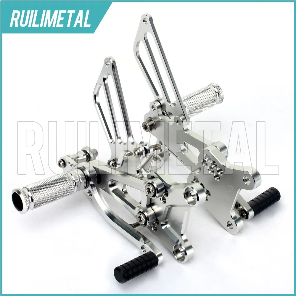 CNC алюминиевый регулируемый задний набор подножек для HONDA CBR 600 F4i 01 07 02 03 04 05 06|rear