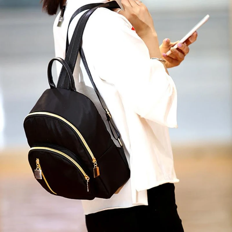 

Summer Hot Fashion Women Bag Black Uniform Shoulder Bag Special Offer Ladies Simple Casual Bag For Students Backpack