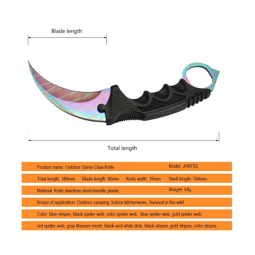 JelBo Karambit складной нож лезвие из нержавеющей стали Портативный карманный с