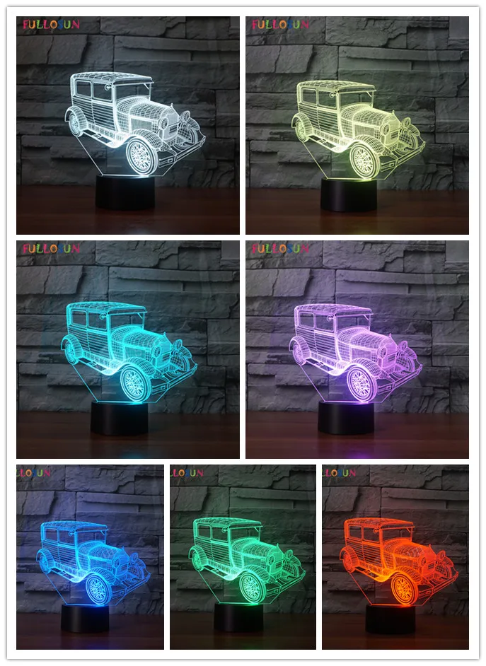 Новинка Gran Torino LED Настольная лампа 3D декоративная для гостиной креативные USB