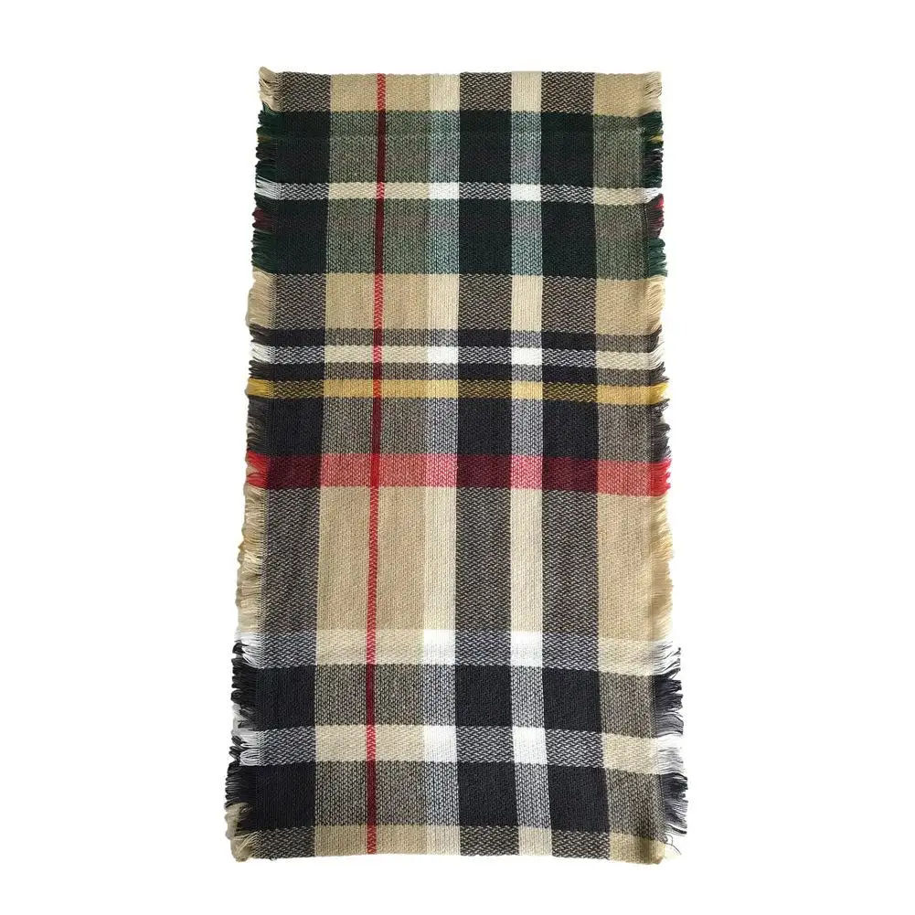 2018 New Winter Scarf Fashion Women Luxury Plaid Faux Cashmere Scarves Bandana Shawl Bufanda Wholesale 87*50CM | Аксессуары для
