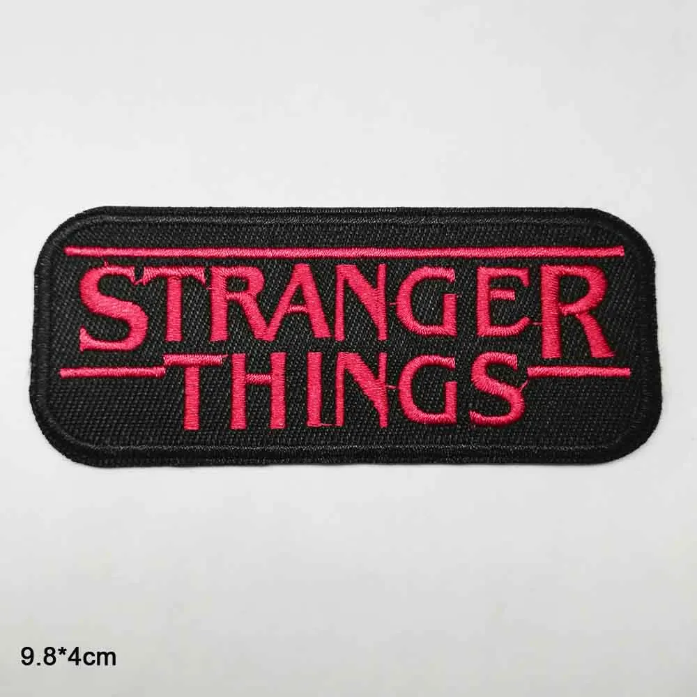 STRANGER(hong se Моя вера мой щит вегетарианские слова из букв Freedom US тема Новинка клеящиеся утюгом украшения нашивки для одежды - Цвет: STRANGER(hong se