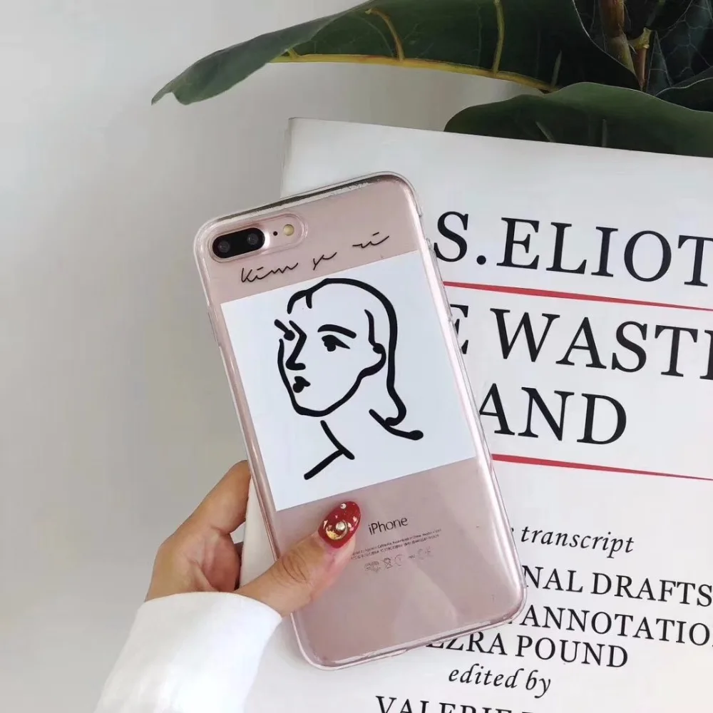 Абстрактный Книги по искусству телефон чехол для iphone х 6 S 7 8 плюс Милые C Ун пары